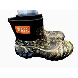 SPORTS AFIELD Pursuit 800 Rubber Ankle Boots Size 10 Camouflage NEW IN BOX